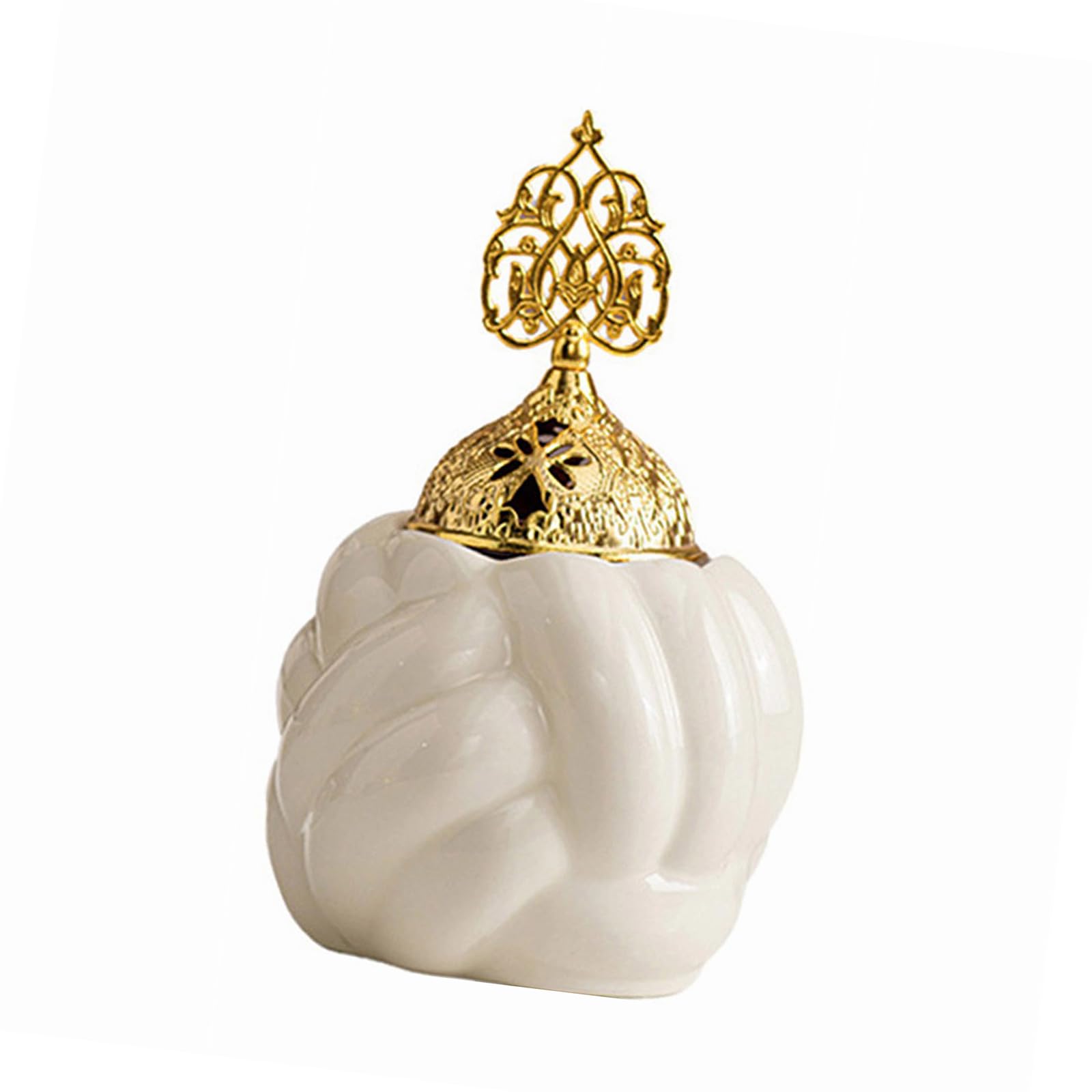 Arabic Ceramic Incenses Burners with Lid Set for Meditations and Home Fragrances Diffuser Eid Ramadans Bakhoors Burners Meditations Incenses