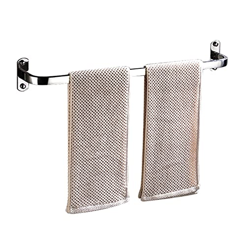 Rail de serviette mural 40 cm en acier inoxydable LWX pour salle de bain