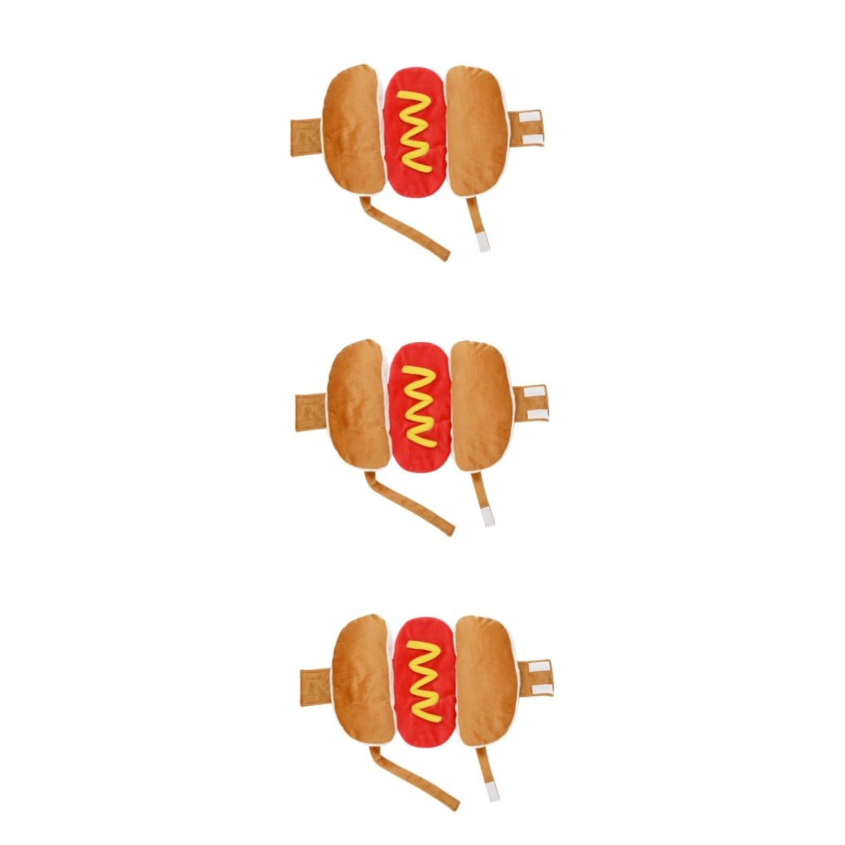 SUPVOX 3 Pezzi Vestiti Per Feste Per Cani Panino Per Hot Dog Vestito Per Cani Comodo Abbigliamento Per Animali Domestici Ottimo Per Eventi Speciali Foto E Uso Quotidiano