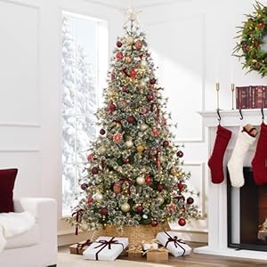 Best choice products 6ft pre lit cashmere christmas tree premium semi flocked artificial holiday decor wcordless connection 2 in 1 led lights  urban country home decor