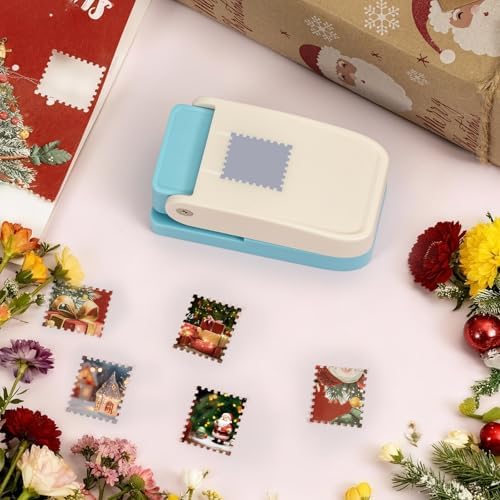 utuher Square Hole Punch, 2.5 * 2.1cm Stamp Square Paper Puncher - 3