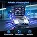 Trullypine Laptop Cooling Pad with 12 Quiet Fans, Slim Portable for 12-17.3 Inch Laptop Cooler Stand with 5 Height Adjustable, Ergonomic Gaming Cooling Fan Pad with Two USB Ports & Phone Holder (Gear)