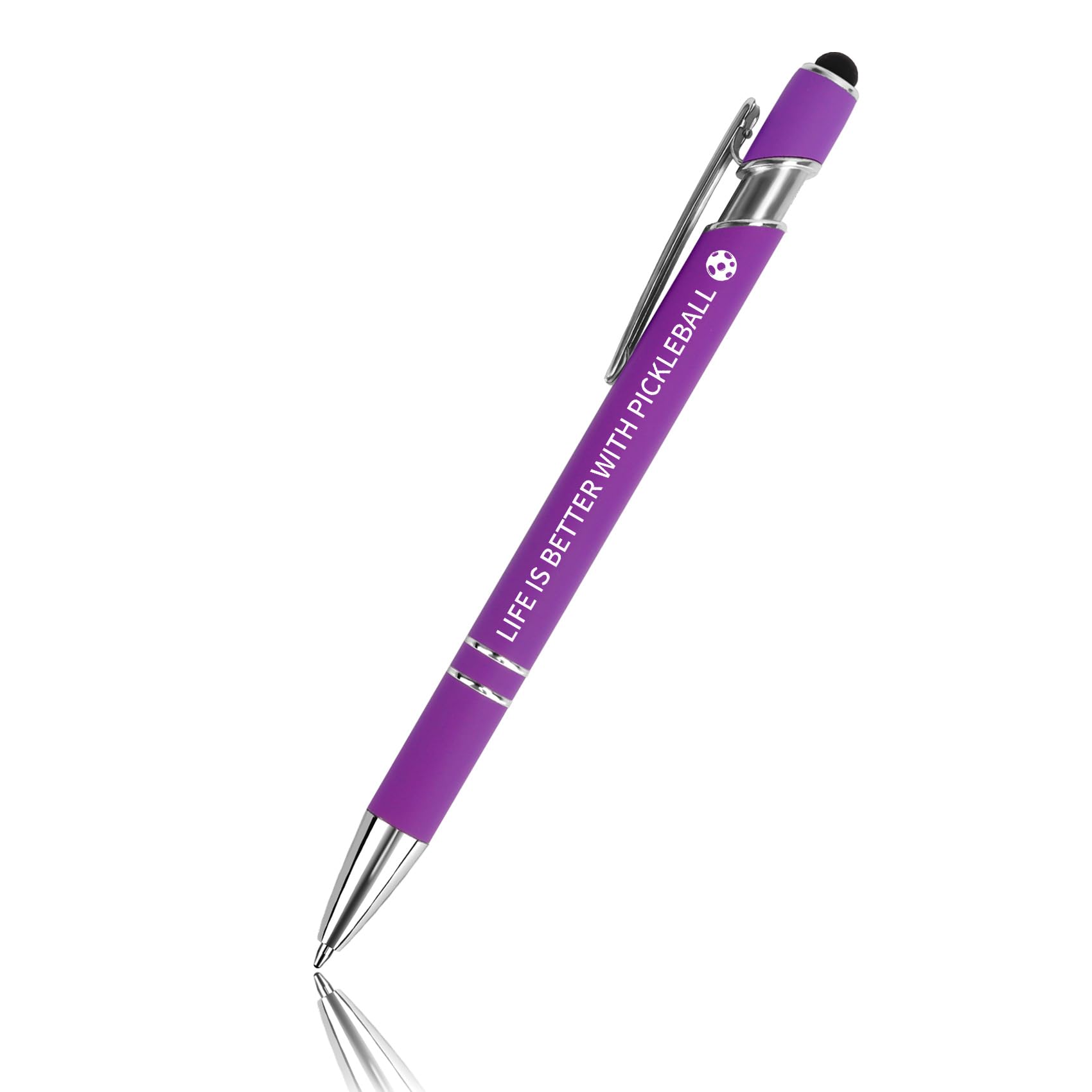 kEUkunHA Pickleball Gifts for Girls Women Christmas Stocking Fillers Birthday Valentines Thank You Halloween Easter International Womens Day Sport Ballpoint PensGifts for Pickleball Players Lovers Fan