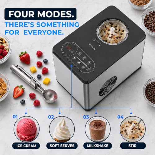 Image of KILIG Dolcina Ice Cream Maker, 4 Modes, 1.5L, LED Touch, IM-02