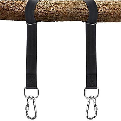 Y8HM Tree Swing Hanging Straps Kit Holds 2000 lbs, 2 x 5Ft Adjustable Swing Straps Kit for Hanging Chair, Hammock, Swing Chair & Porch Swing Cover