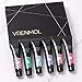 Vrenmol Poly Nails Gel Set - 6 Colors Nail Extension Gel Pink Nudes Blue Green Builder Nail Gel for Nails Enhancement Manicure Kit for Professional and Started