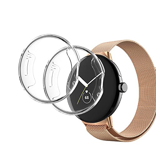 Coque de protection Google Pixel Watch de qualité supérieure : finition TPU souple HD