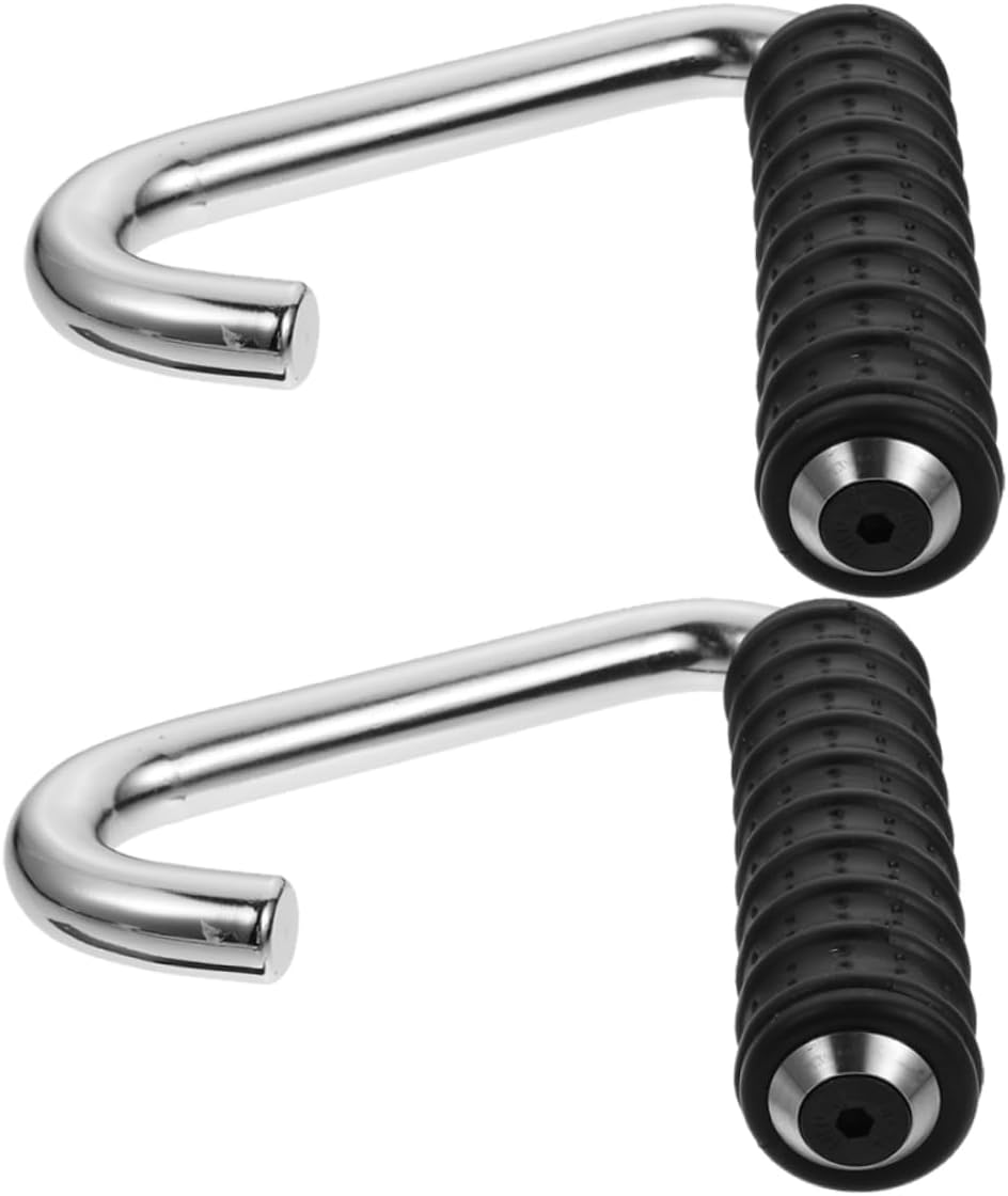 2Pcs Fitness Handle Set for Strength Training Adjustable Workout Equipment Attachments Sturdy Exercise Handles for Dumbbells and Cable Machines for Home Gym and Weight Training