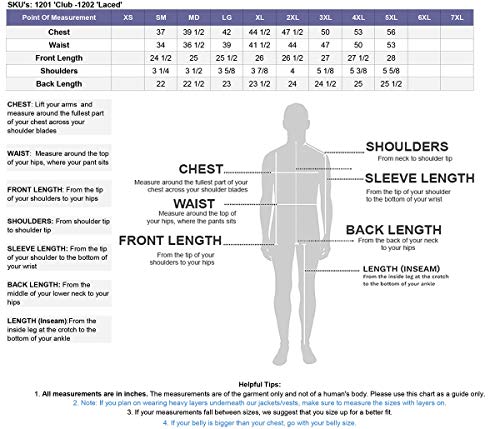 1201 Men's Black Classic Club Style Motorcycle Original Leather Vest - X-Large3