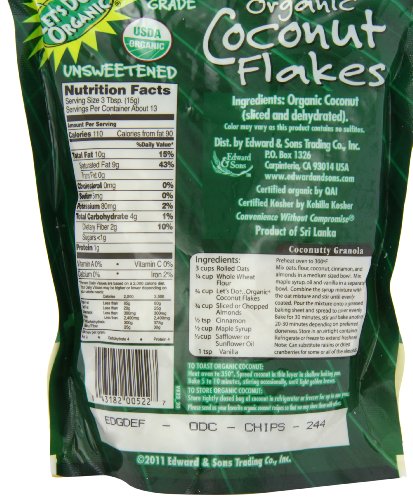 Let'S Do Organic V522 Unsweetened Coconut Flakes - Coconut Flakes Unsweetened Organic thumb #3