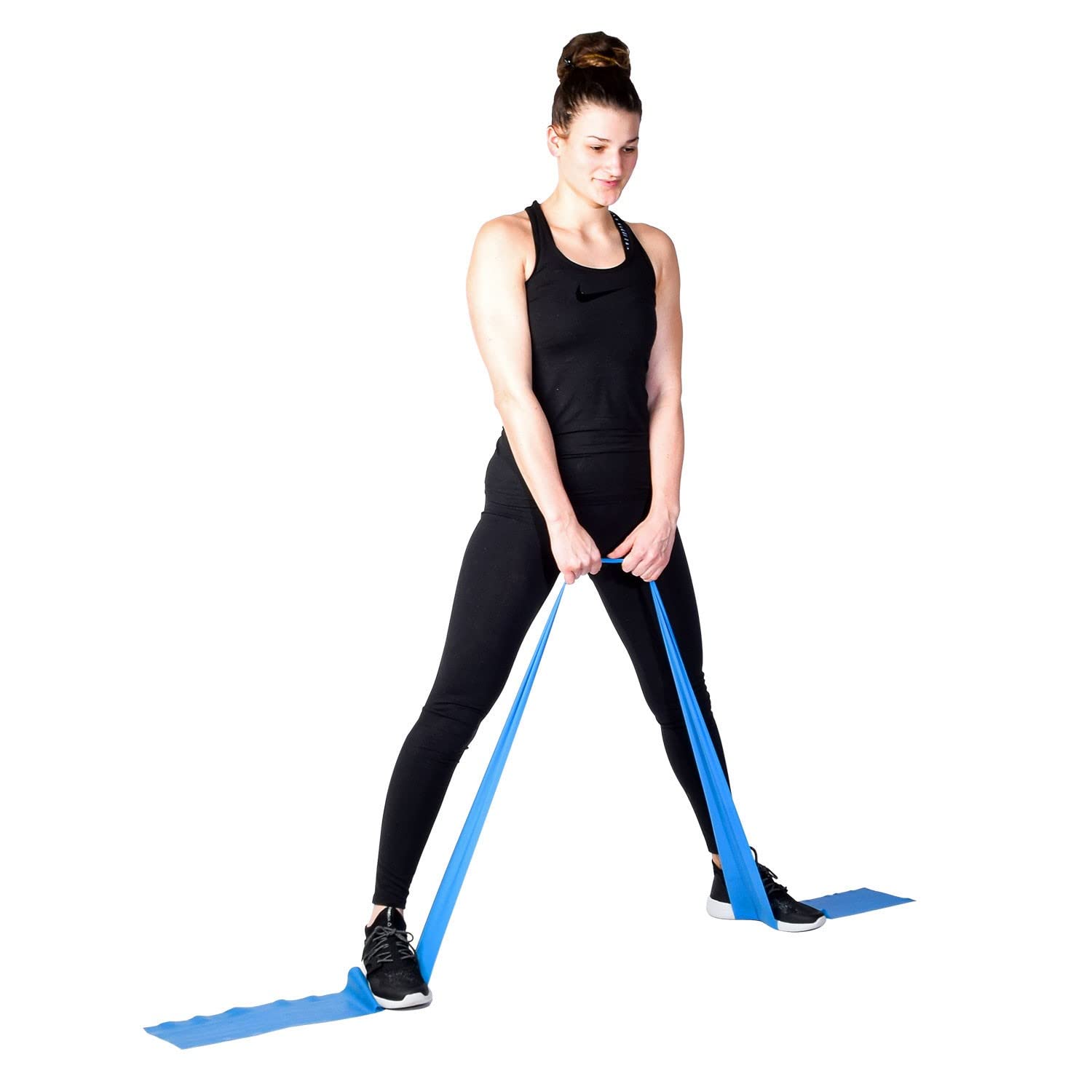 DITTMANN Body Band Fitnessband Gymanstik Expander Kraft 25m blau extra stark