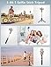 Selfie Stick Tripod with Light, 45'' Selfie Stick with Wireless Remote, Portable Phone Tripod Compatible with iPhone 16/15 Pro Max/15/14 Pro/14/13, Samsung S22/ S23 Ultra/Android Smartphone