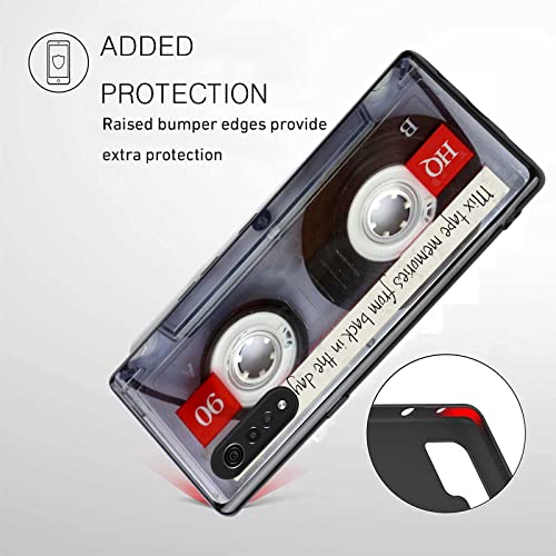 Zeleiw Autheco Compatible With Lg Velvet 4G/5G Case, Retro Cassette Tape 80S 90S Vintage Music Classic Mixtape Design For Lg Case Men Women,Soft Silicone Protective Case For Lg #TOP1