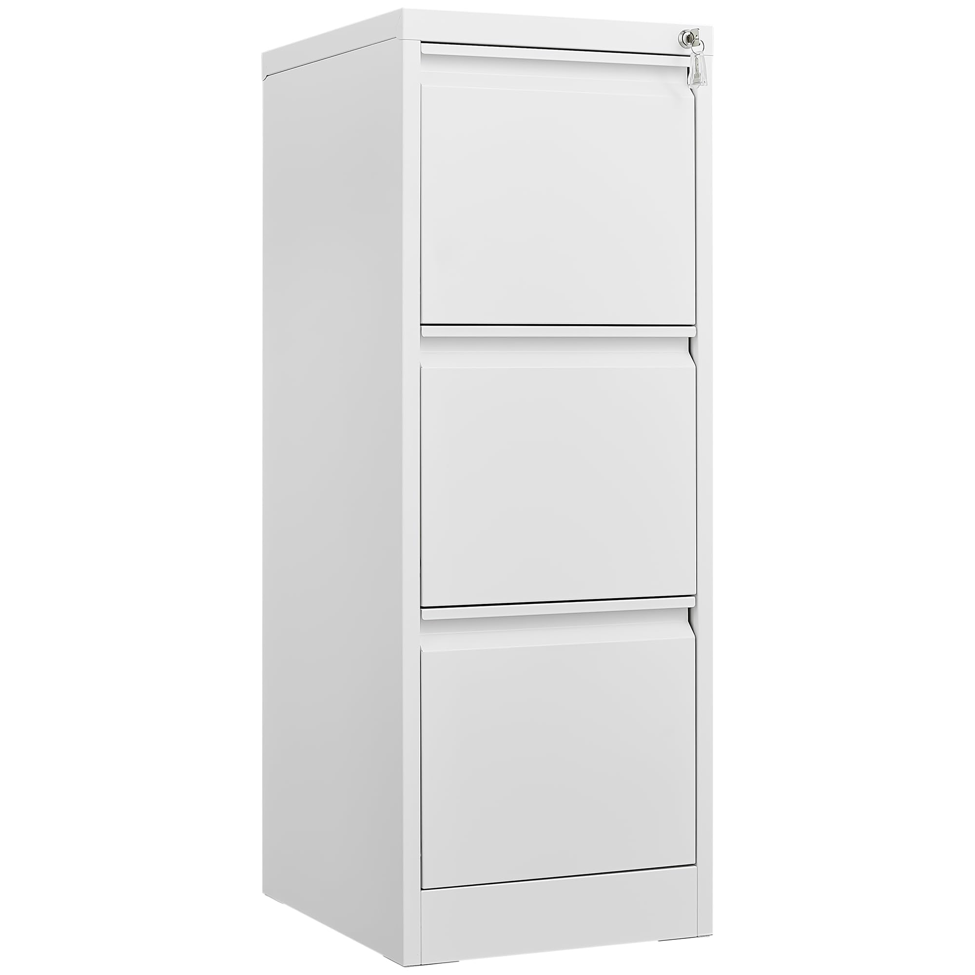 Photo 1 of **MISISNG PARTS**
MilleLoom 3 Drawer File Cabinet with Lock,Heavy Duty Vertical Filing Cabinets for Home Office, File Storage Cabinet for Letter/Legal/A4/F4 Size File,Assembly Required