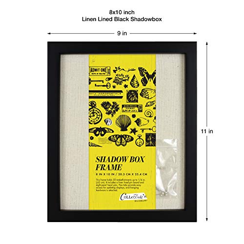 Image of MCS Linen Lined Shadow Box Frame, 16 x 20 Inch, Gray
