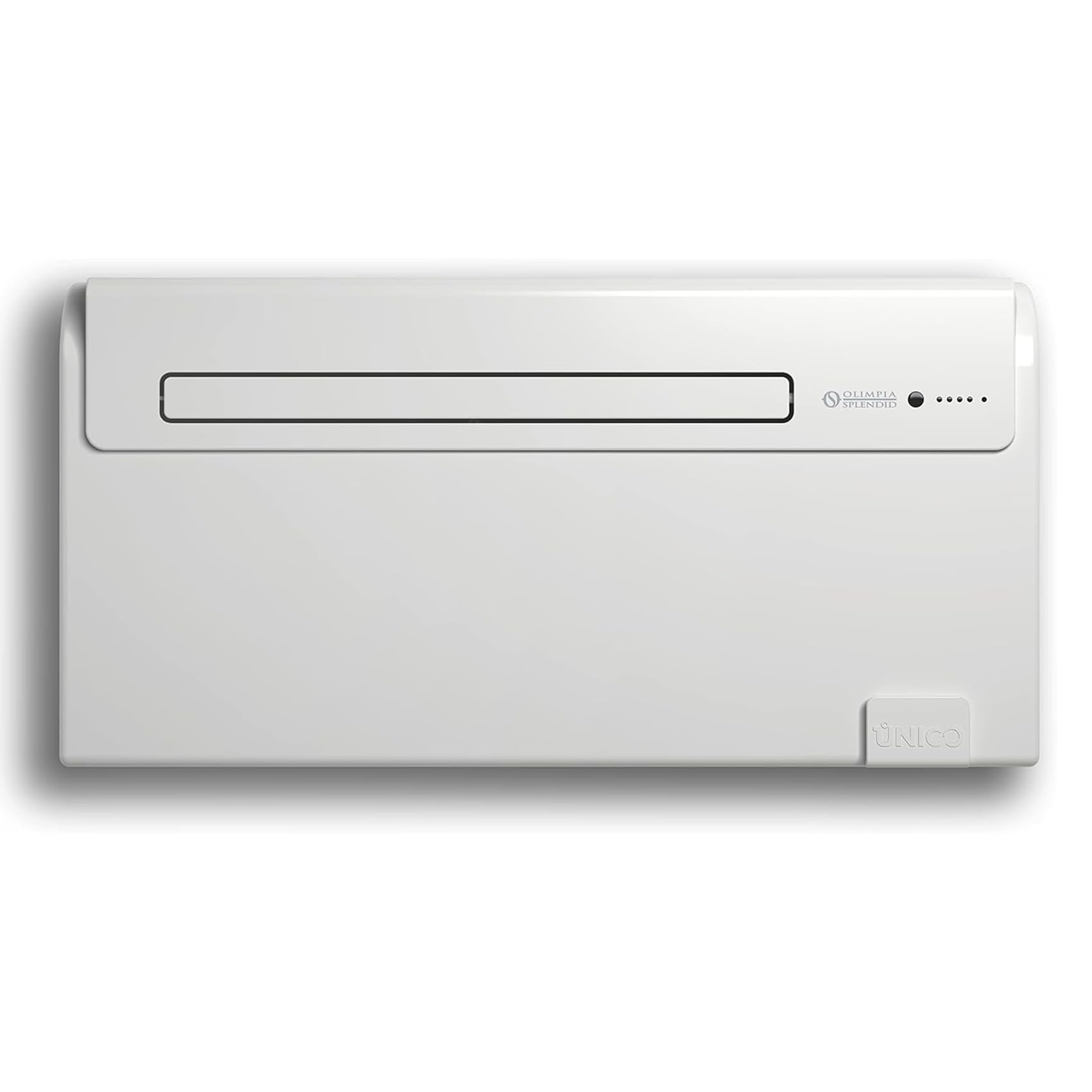 Olimpia Splendid Unico Air HP EFA, Climatiseur Mural Sans Groupe Extérieur | Conditionneur d'Air 02595, Chaud/Froid, Design Slim 16 Cm, Silent System, Télécommande