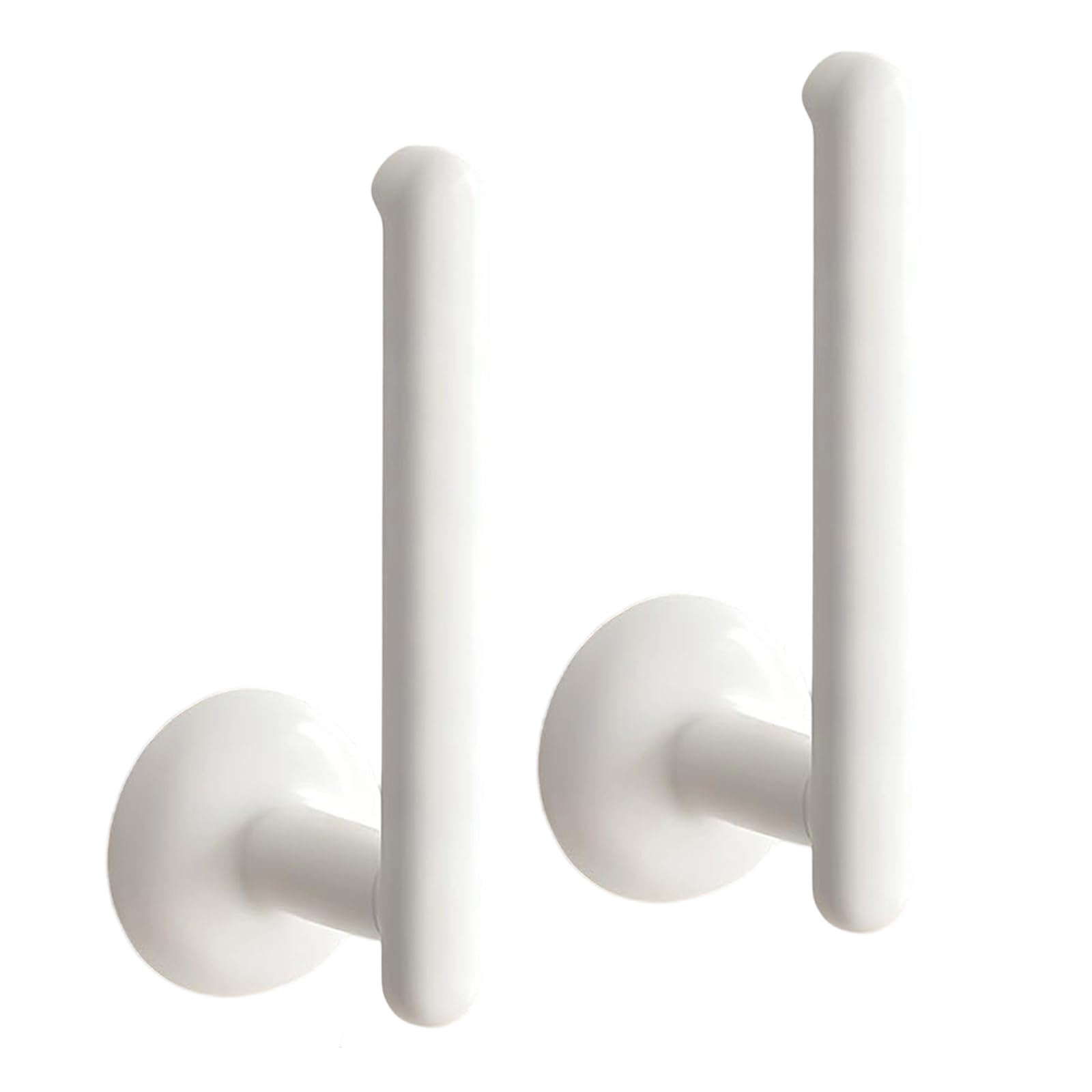 Veltros 2Pcs Strong Suction Cup Hair Tie Holders Suction Cup Hair Accessory Organizers Hook for Bathroom Storage Stylish Clip Storage Hook