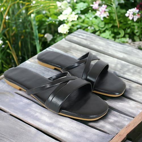 Image of DFR Women Casual Cushioned Flat Slippers Woman