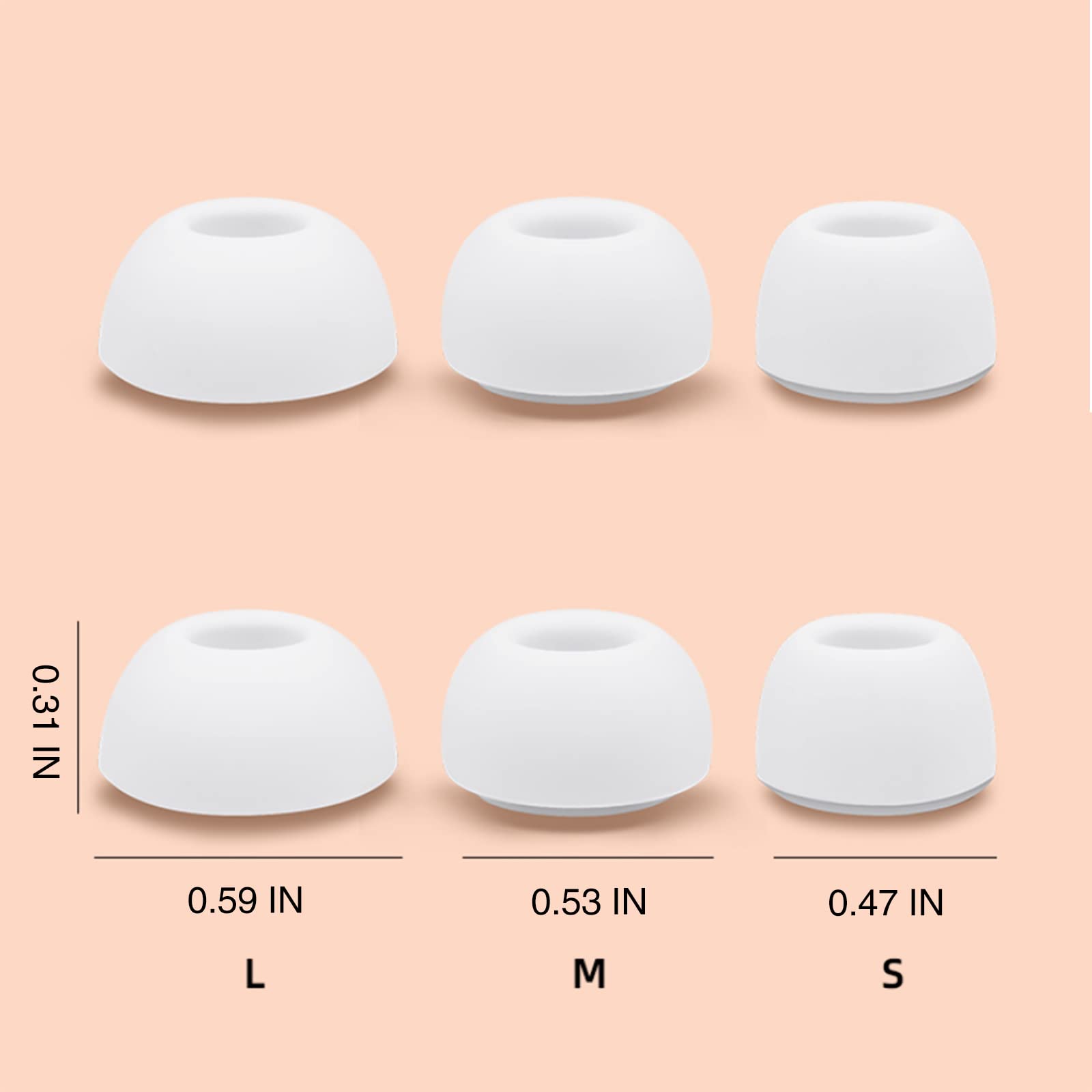 Amazon.co.jp: Air-Pods Pro 交換用イヤーチップ Air-Pods Pro用 3組
