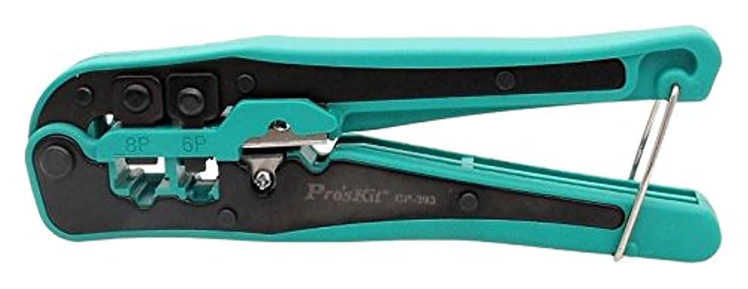 Proskit CP-393, Pro-Crimper Modular Tool (160mm) (Pack of 1)