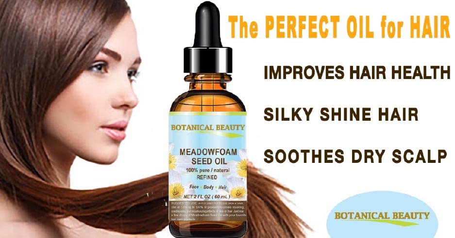 Miniatura 5 de Aceite de Semillas de Meadowfoam 100% puroNaturalSin Diluir refinado para cara, cuerpo, cabello y cuidado de las uñas. 1fl.oz.-1fl oz.