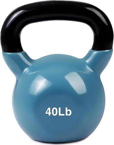 Miniatura 8 de JFIT Kettlebell Weights Vinyl Coated Iron