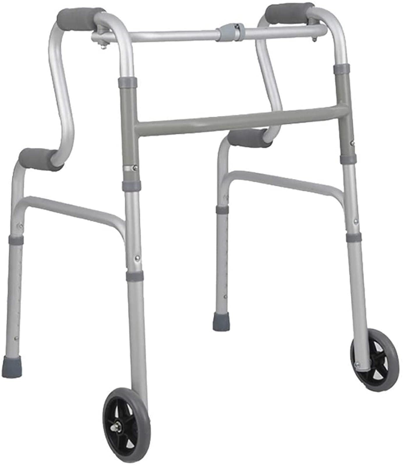 Andador con Andador para Caminar Ancianos discapacitados Andador de pie Rehabilitación Cuatro pies Bastón Antideslizante Antideslizante con Hosp Anhelan para