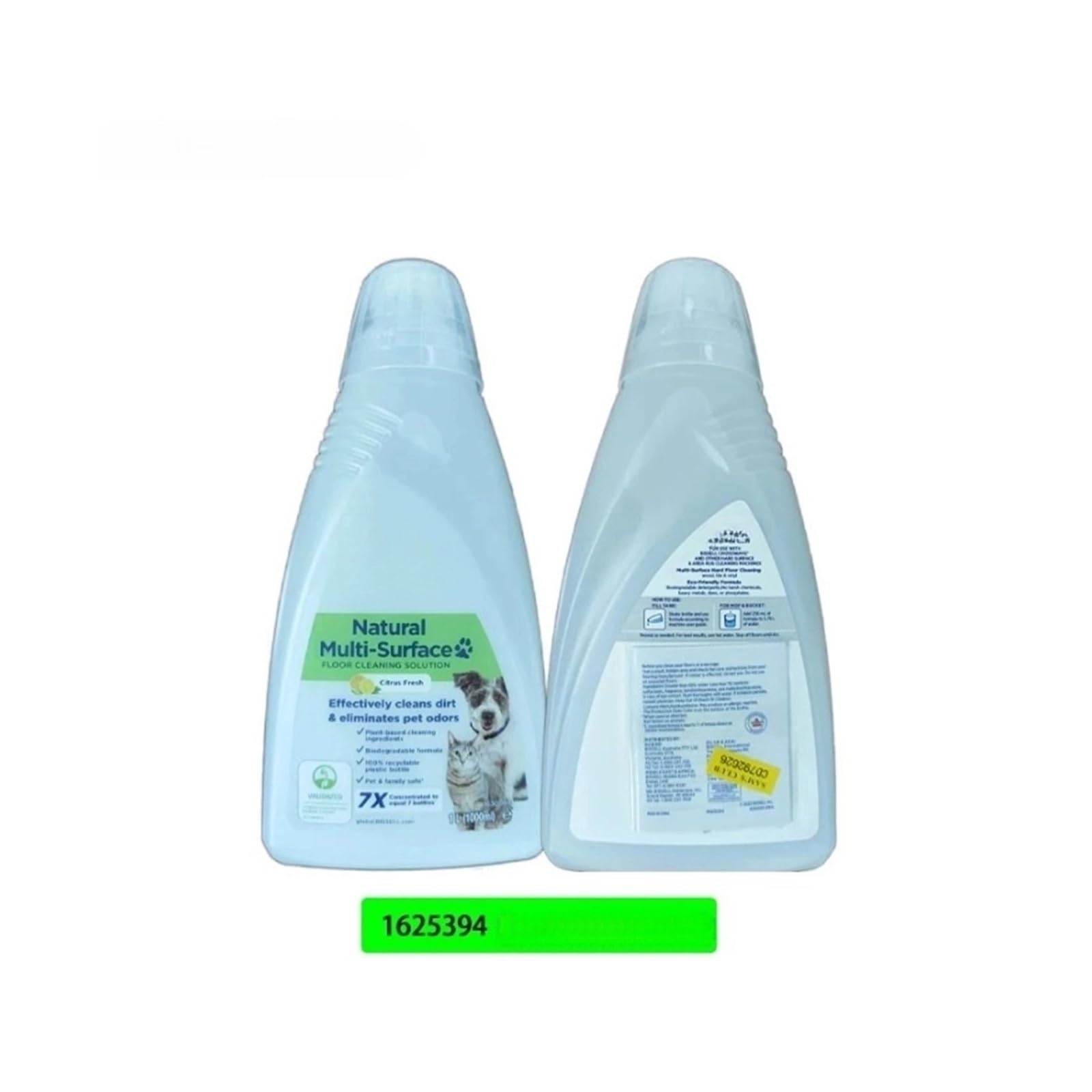 Líquido de Limpieza Especial, Compatible con Bissell Natural Multi-Functional Floor Pet Descontamination Liquid 1L