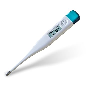 YNR Digital Oral Medical Thermometer   For Mouth, Underarm & Rectal use   Waterproof Childs Thermometer, Clinical Temprature Checker for Adults, Kids & Babies