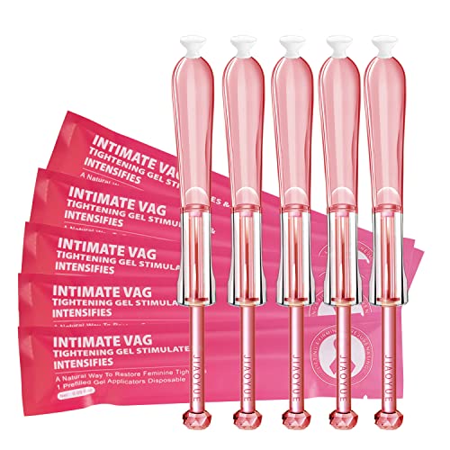 Gel Tensor Vaginal, Complejo Aliviante Virgen, Suplemento Hidratante Prellenado para Mejore la vida sexual de su pareja, aumente la sensibilidad y el placer- 5 uds.