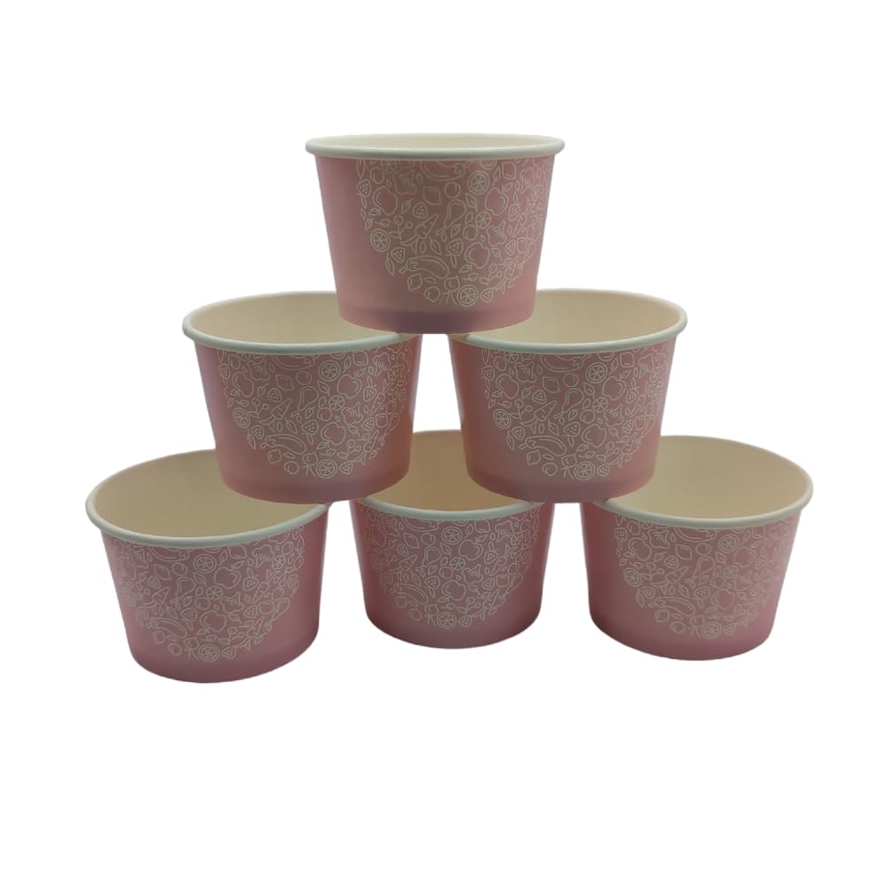 SWS 1000 Eisbecher Rosa 4 oz (120 ml) | Süßes Design für Eis & Desserts