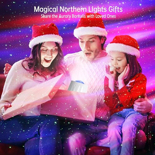 Image of Northern Lights Projector, Aurora Star Night Light Projector for Teen Boys Girls Gifts, Star Projector with Timer /Bluetooth Speaker /White Noise, Galaxy Projector for Room Decor /Relax /Party