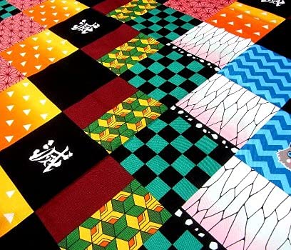 Amazon | ＜ 36cmのハギレ（縦3マス分） ＞ キャラクター 生地 鬼滅の