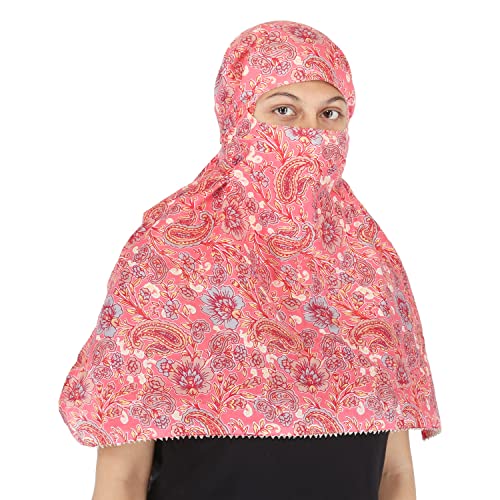 Image of Scarf Face Mask Head Neck Hair Bandana Cover Sun Protection Face Cover Smkoe Dust Safety Scarf Cum Mask For Women Girls Daily Use Face Scarf Mask