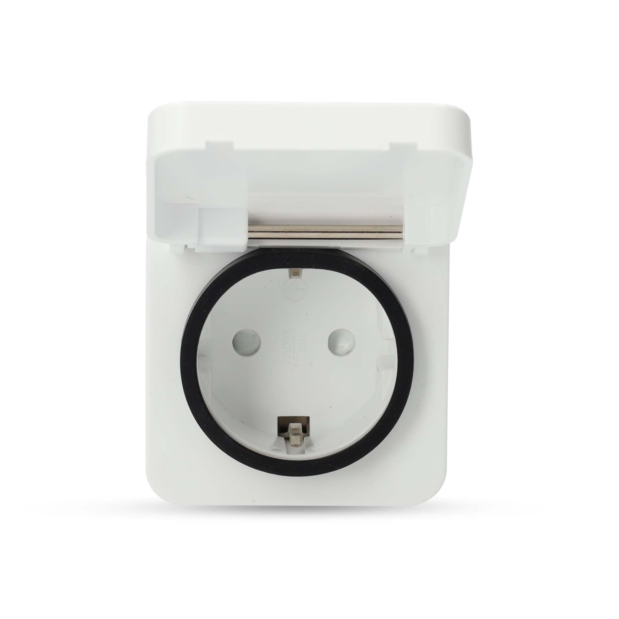 Nedis SmartLife Smart Stecker - Zigbee 3.0 - IP44 - Leistungsmesser - 3680 W - Type F (CEE 7/7) - -10-40 °C - Android/IOS - Weiss - 1 Stück