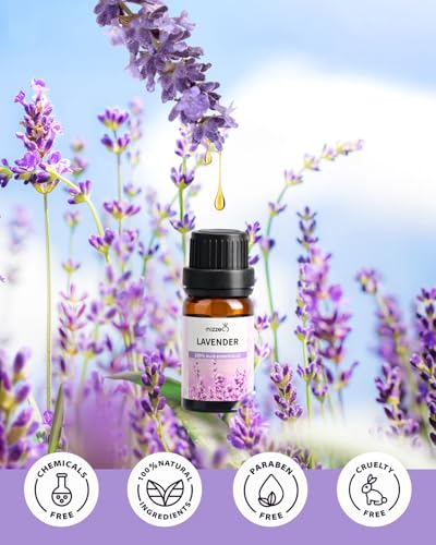 MIZZEO Floral Essential Oil Set, Premium Pure & Natural Aromatherapy Essential Oils for Diffuser for Home, 3 * 10 ML Diffuser Oil Gift Set- Lavender,Rose,Jasmine - Image 3