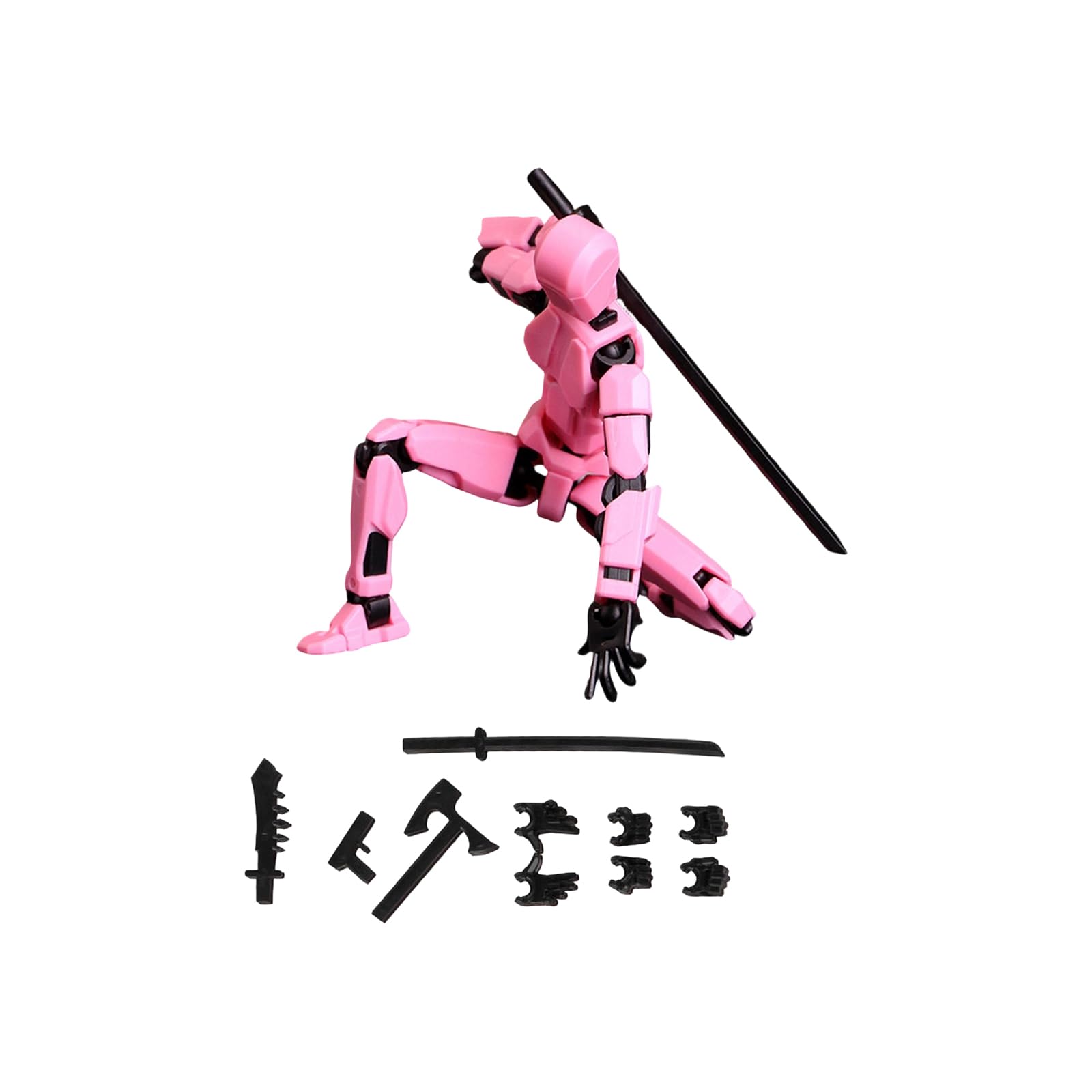 T13 Action Figure Hip Hop Multi-functional Doll Action Figures Toys Stick Multi Joints Movable Desktop Decoration A11