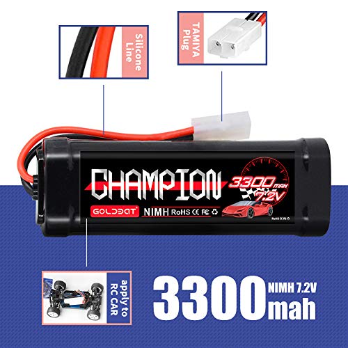 GOLDBAT RC Batteria 3300mAh 7.2V NiMH Compatibile