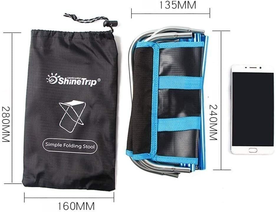 Amazon.co.jp: ポータブル折りたたみスツール、キャンプ折りたたみ椅子