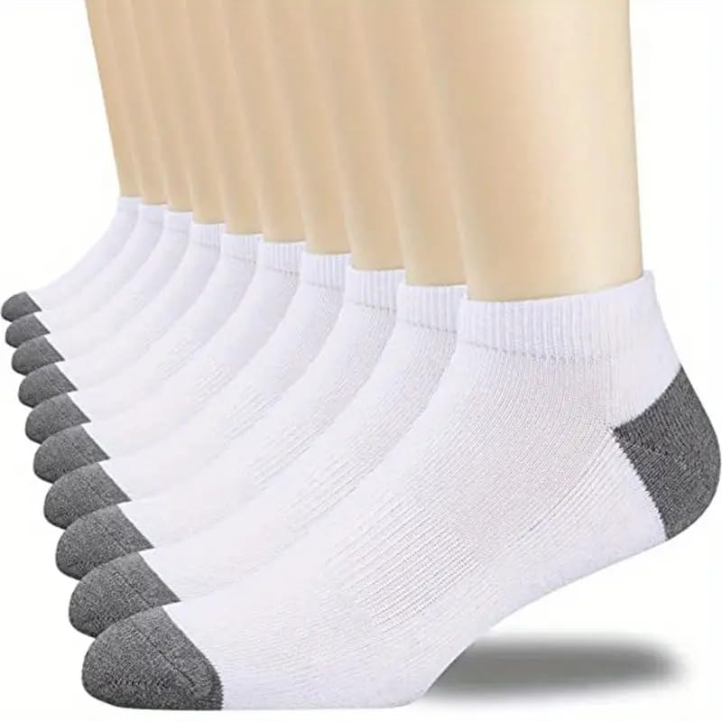 Socks for Men, Breathable and Comfortable, Suitable for Daily Wear (10 Pairs/20 Pairs)3