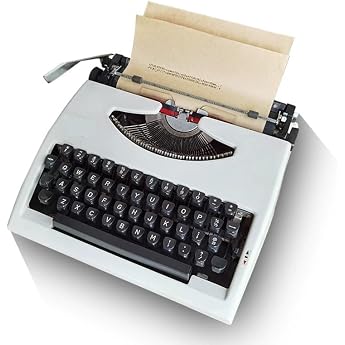 LBLFEBD Traditional Portable Manual Typewriter, Vintage, Classic Retro Old Typewriter for Writers, Nostalgic Durable Typewriter