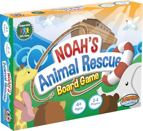 Noah's Animal Rescue Cooperative Bible Board Game miniatura 1