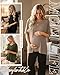 Sweetyweee 3 Pack Women's Oversized Nursing Shirts with Hidden Zip Breastfeeding Tops Short Sleeve Raglan Maternity Clothes(Black, Army Green, Khaki,Large)