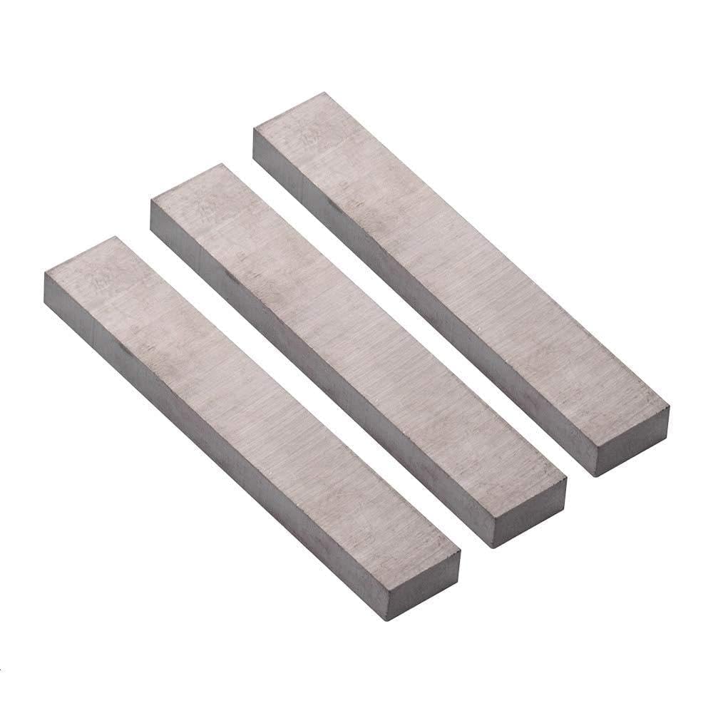 Walfront Juego de Pastillas de Guitarra Eléctrica con Imán de Barra Rugosa Alnico 5, 60mm X 10mm X 5,1mm, Excelente Tono para Guitarristas Eléctricos de Bobina única