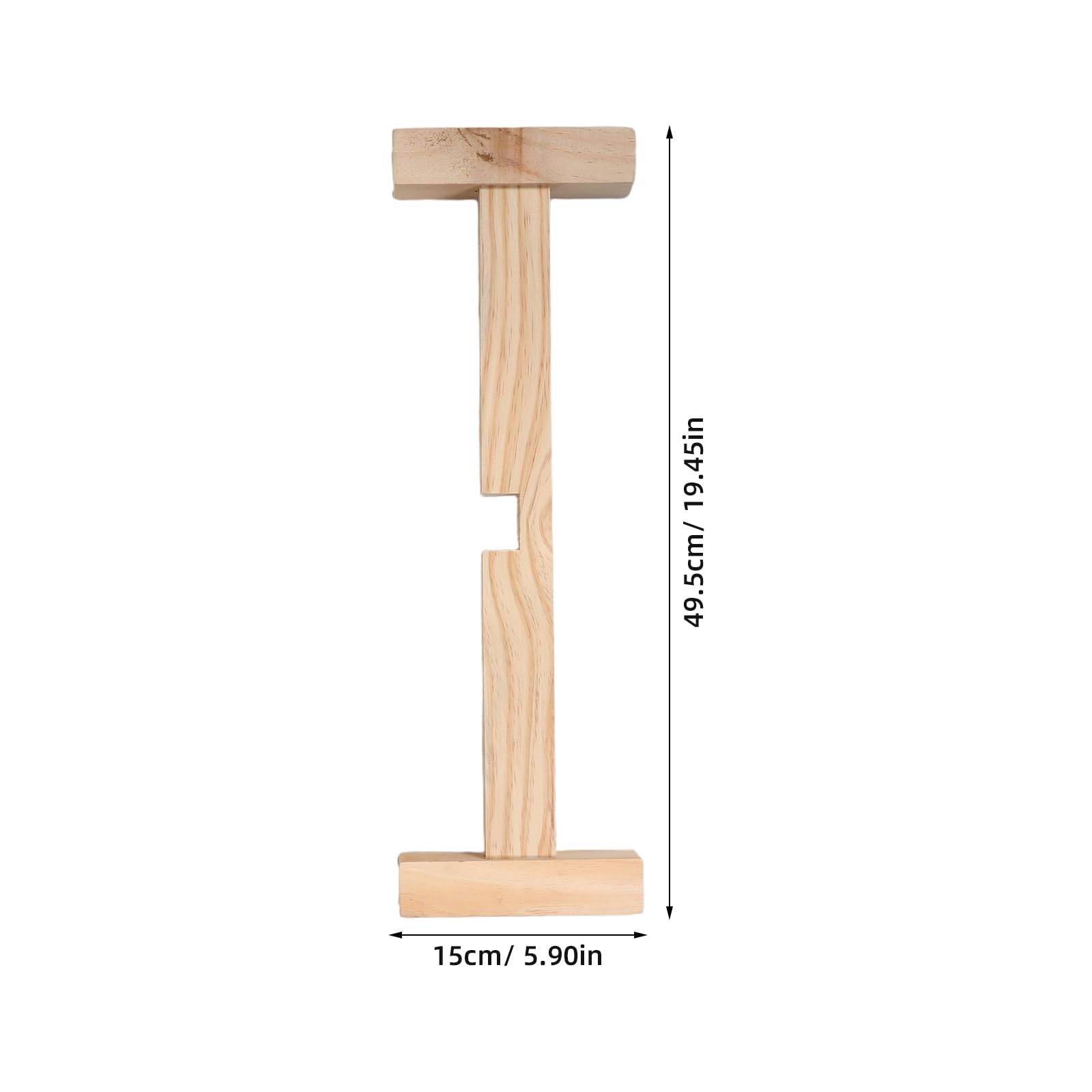 Alipis Supporto per Mulino a Pietra Manuale 42 Cm in Legno Rustico, Base Stabile per Macinazione Farina e Spezie, Utensile da Cucina per Cottura del Pane e Preparazione Casalinga