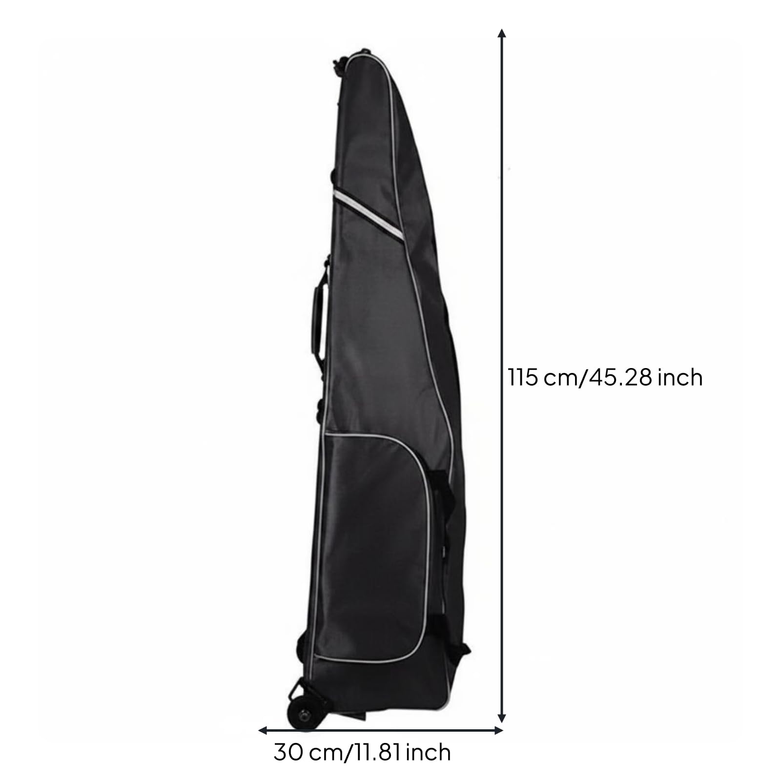 Sacca da Scherma con Ruote Leggera Borsa Porta Spada e Maschera Scomparti Multipli Attrezzatura Sportiva per Gara