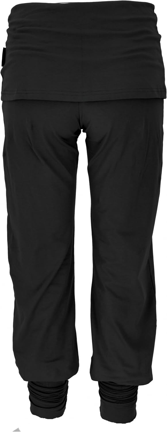 Yoga-Hose mit Minirock in Bio-Qualität, Damen, stretch, dattelbraun | Baumwolle, elastischer Schnitt, femininer Look, ideal für Yoga und Freizeit, angenehmes Tragegefühl