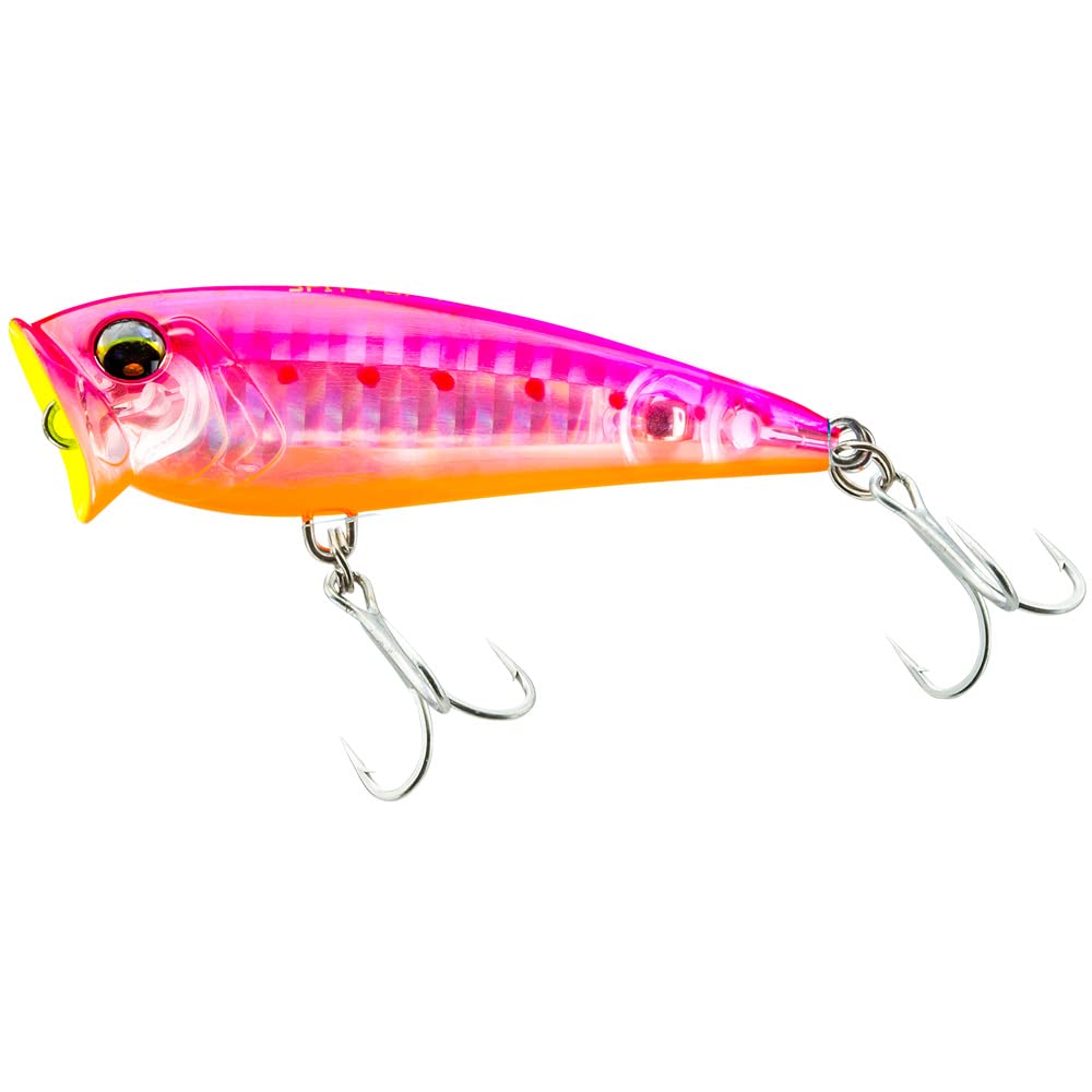 DUELL-Blue Spitpop Lure, 2.8 x 3.5 inches (70 x 90 mm), Floating Fishing Gear, Sea Fishing, Sea Bass