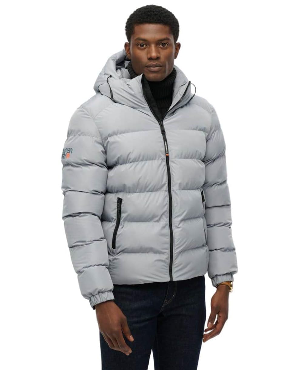 Superdry Bleu Down Jacket Sports