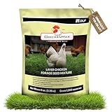 DLF Chicken Max – Forage Seed Mixture for Chickens, Poultry, and Farms – Layer Mix with Clover, Ryegrass, Buckwheat, and Flax – High-Protein Feed for Laying Hens, Chicks, and Coops – 5LB Bag